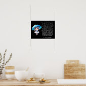 Ze was mooi === F.Scott Fitzgerald citaat Poster (Keuken)