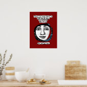 Ze was niet zo'n Poster muur-kunst (Keuken)