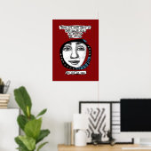 Ze was niet zo'n Poster muur-kunst (Thuiskantoor)