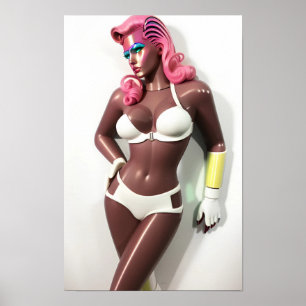 Ze was plastisch zoals mijn gevoelens Ken Gage Art Poster