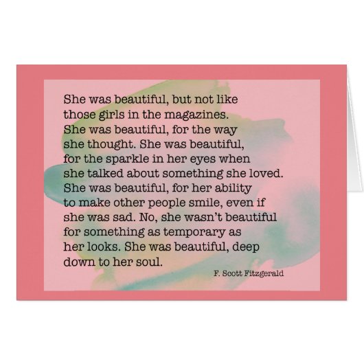 Ze was prachtig (Voorkant Horizontaal)