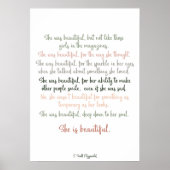 Ze was prachtig van F. Scott Fitzgerald Poster (Voorkant)