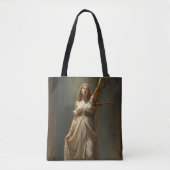 Ze weegt met haar ogen dicht tote bag (Voorkant)
