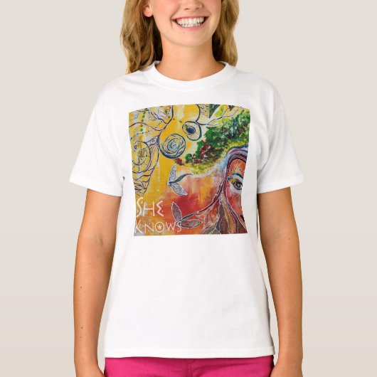 Ze weet het t-shirt (Voorkant)