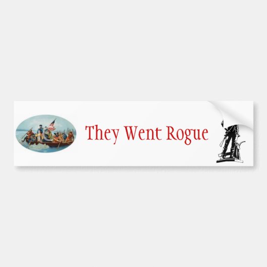 ZE WENDEN ROGUE BUMPERSTICKER (Voorkant)