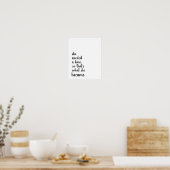 Ze werd een held poster (Keuken)