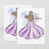 ze werd geboren als een soort positieve cadeautjes feestdagenkaart (Voorkant / Achterkant)