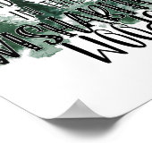 Ze werd geboren en getogen in Wisha Woods Camper Poster (Hoek)