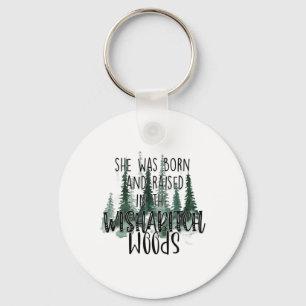 Ze werd geboren en getogen in Wisha Woods Camper Sleutelhanger