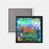 Ze werd gek op vertrouwen magneet (Voorkant / Achterkant)