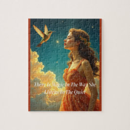 Ze werd verliefd op de middag legpuzzel