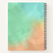 Ze werkt graag met haar handen breien notitieboek (Achterkant)