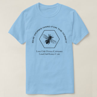 Ze werkt hard voor de honingT-shirt T-shirt