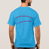 Ze Werkt Hard Voor Haar Geld T-shirt (Achterkant)