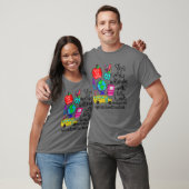 Ze werkt welwillend met haar handenkleerleer. t-shirt (Unisex)