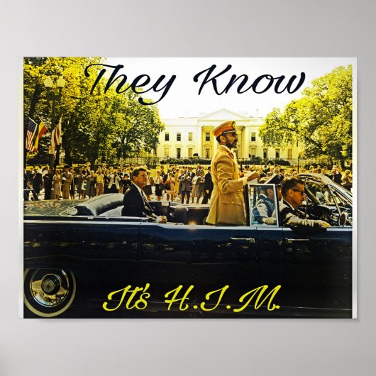 Ze weten dat het H.I.M. is. Poster (Voorkant)