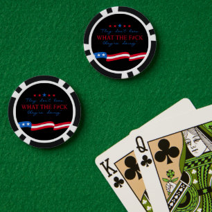 Ze weten niet wat ze doen Funny Quote Poker Chips