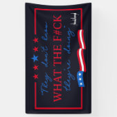 Ze weten niet wat ze doen Funny Quote Spandoek (Verticaal)