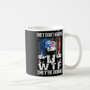 Ze weten niet wat ze doen Trump Grappig Koffiemok