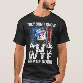 Ze weten niet wat ze doen Trump Grappig T-shirt