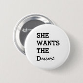 ZE WIL DE D-Button Ronde Button 5,7 Cm (Voorkant /achterkant)