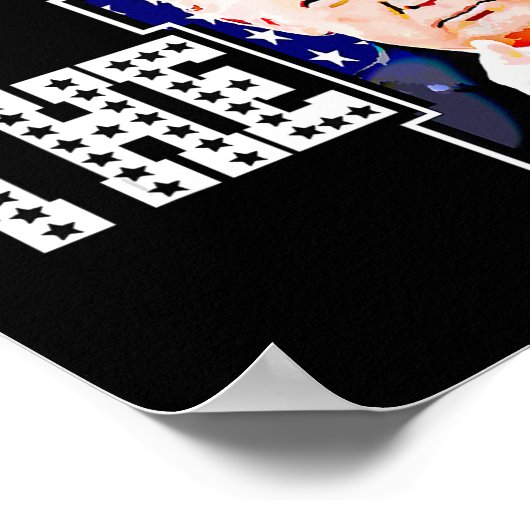 Ze wil de D Donald Trump 2024 Poster (Hoek)