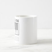 Ze wil de D Piano Muziek Koffiemok (Center)