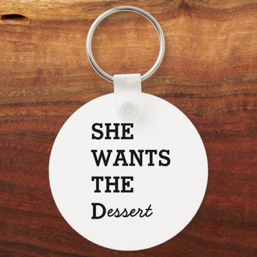 ZE WIL DE D SLEUTELRING SLEUTELHANGER (Voorkant)