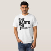 Ze wil de D T-shirt (Voorkant volledig)