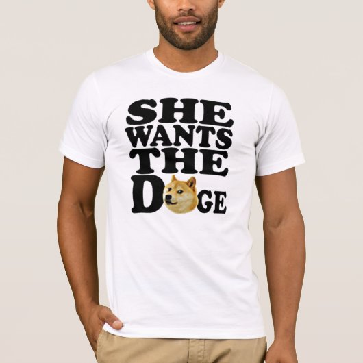 Ze wil de Doge T-shirt (Voorkant)