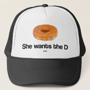 Ze wil de donut trucker pet