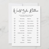 Ze wil liever Vrijgezellenfeest partij spel Kaart (Voorkant)