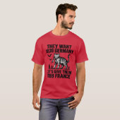 ZE WILLEN 1939 DUITSLAND LATEN WE ZE 1789 FRANKRIJ T-SHIRT (Voorkant volledig)