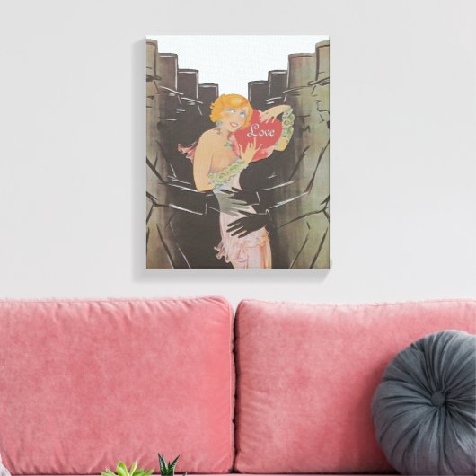 Ze willen dat ik 2 ~ Wrapped Canvas Afdruk (Insitu (Woonkamer))