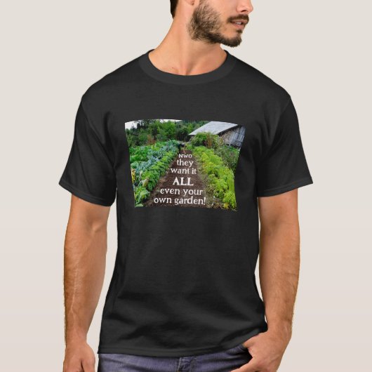 Ze willen het allemaal (donker) T-Shirt (Voorkant)