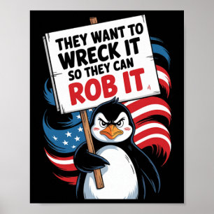 Ze willen het kapot maken zodat ze het kunnen bero poster