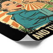 Ze wist nog wie ze was en het spel veranderde poster (Hoek)