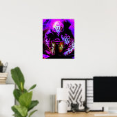 Ze woont binnen poster (Thuiskantoor)