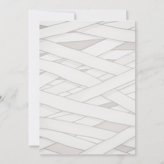 Ze wordt een mummie Halloween Baby shower Kaart (Achterkant)