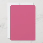 Ze wordt twintig Blush Bow Verjaardag Kaart (Achterkant)