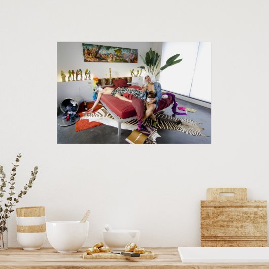 ZE! x CW - Herhaal die verbrande calorieën Poster (Keuken)