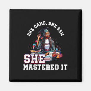 Ze zag dat ze het Black Girl Gradua beheerste Magneet
