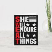 Ze zal alles beëindigen kaart (Voorkant)