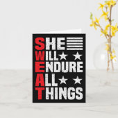 Ze zal alles beëindigen kaart (Gele Bloem)