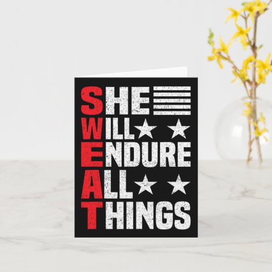 Ze zal alles beëindigen kaart (Gele Bloem)