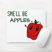 ZE ZAL APPLES Mousepad ZIJN Muismat (Met muis)