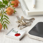 ZE ZAL APPLES Sleutelhanger ZIJN (Zijkant)