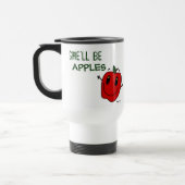 ZE ZAL APPLES Travel Mug ZIJN Reisbeker (Links)