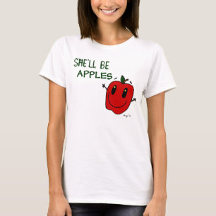 ZE ZAL APPLES Womens T-Shirt ZIJN