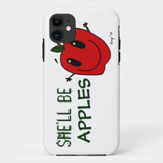 ZE ZAL APPLES ZIJN iPhone 5 Hoesje (Achterkant)